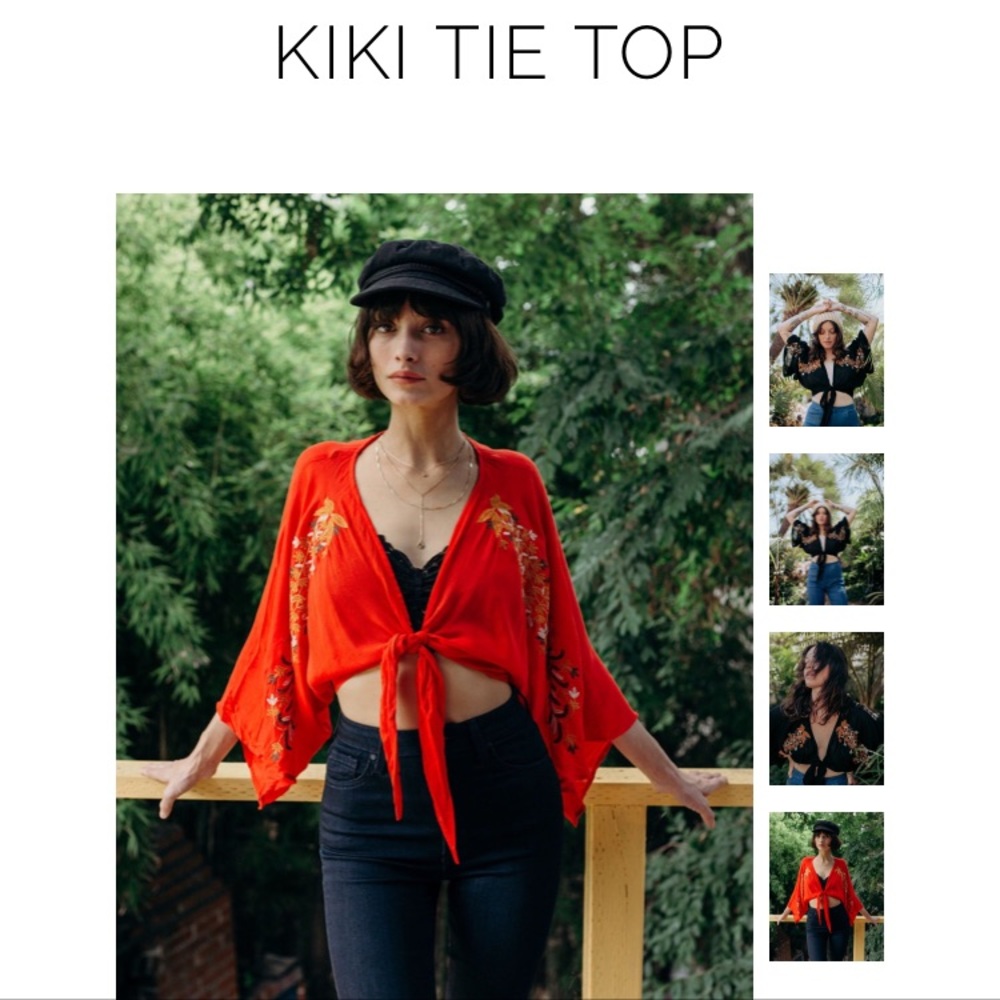 Crop top w/tie (NEW)
